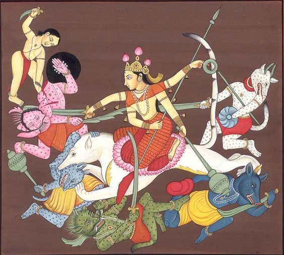 devi in battle